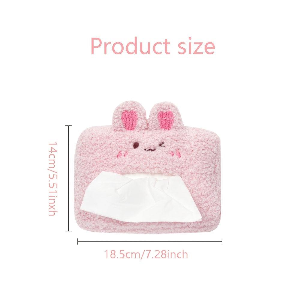 1pc Car Tissue Box, Hanging Type for Vehicles, Cute And Creative Design for Armrest And Sun Visor.