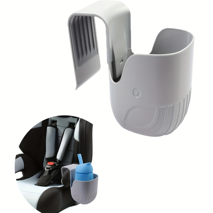 1 portable cup holder for car seats, grey car seat cup holders