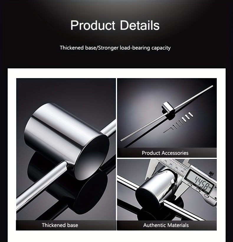 1-piece chrome-plated all-copper creative towel rack, bathroom storage towel rack