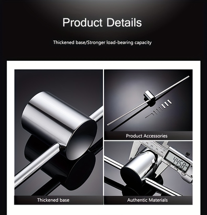 1-piece chrome-plated all-copper creative towel rack, bathroom storage towel rack