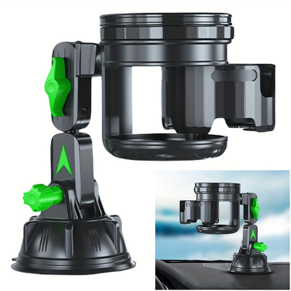 2-in-1 Suction Car Cup Holder No-Slip Vehicle Mounted Cup Holder Car Accessories