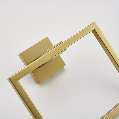 Two-piece elegant gold stainless steel bathroom accessory set