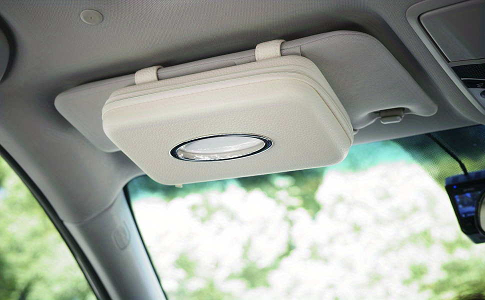 Keep Your Car Clean and Organized with this Visor Tissue Holder!