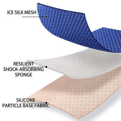 Commuting self-driving car seat cushion, summer non-stick mesh