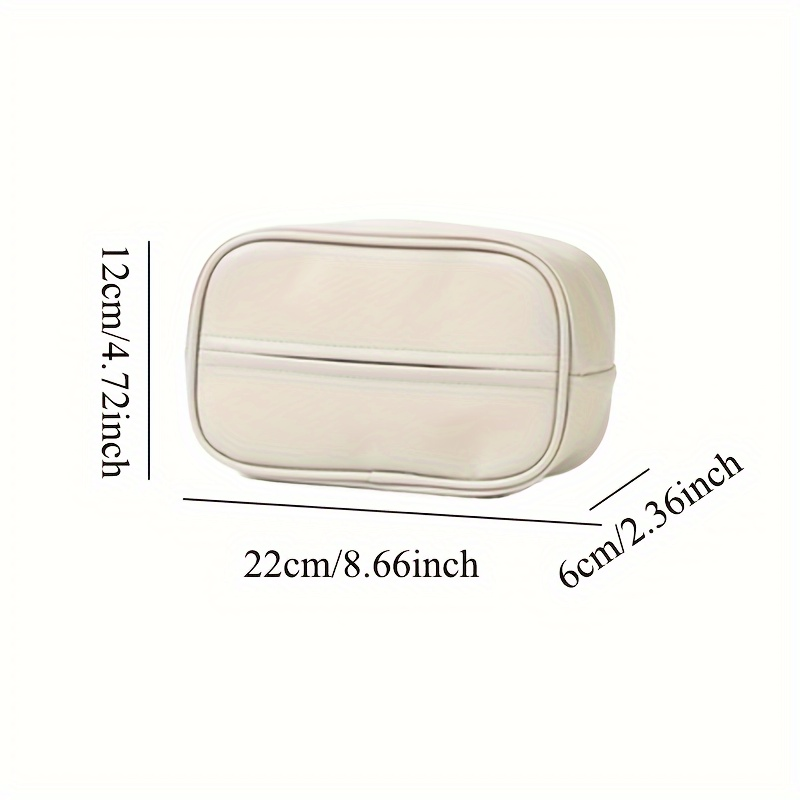 Universal seat back hanging tissue storage box