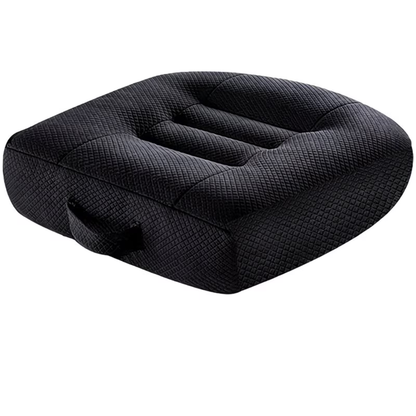 Adult booster seat cushion for shorter drivers, car safety seat cushion