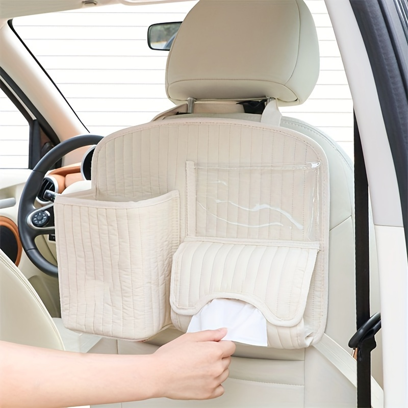 With multi-function hook, tissue box, car rear storage cabinet.