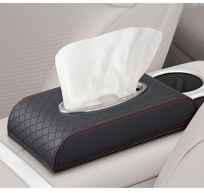 Beige/Gold, seat-mounted tissue holder, easy to hold