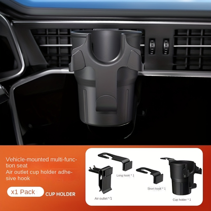 Car seat backrest, car cup holder hook, multifunctional phone holder