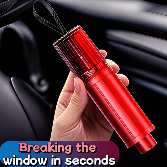 1pc a Car Window Breaking Tool, a Safety Hammer That Is Multifunctional, Combining Three Features: Cutting Belts, Breaking Glass, And Ensuring Safety in EmergencieWarning: The use of this product may be subject to laws and regulations in your jurisdiction