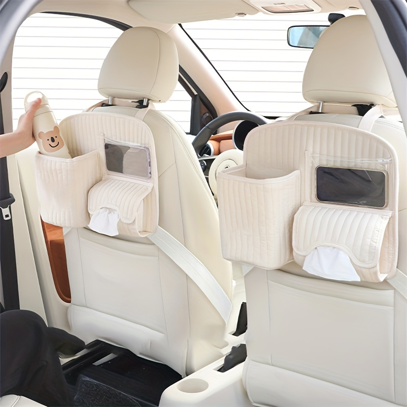 With multi-function hook, tissue box, car rear storage cabinet.