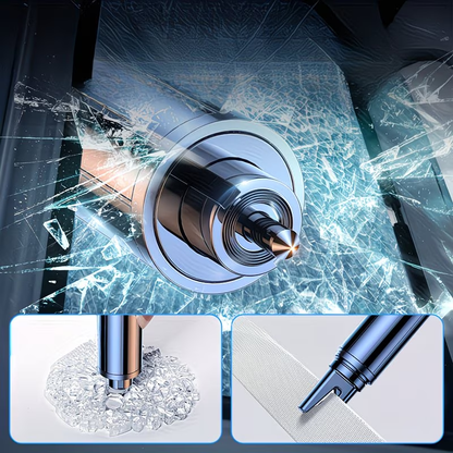 1pc a Car Window Breaking Tool, a Safety Hammer That Is Multifunctional, Combining Three Features: Cutting Belts, Breaking Glass, And Ensuring Safety in EmergencieWarning: The use of this product may be subject to laws and regulations in your jurisdiction